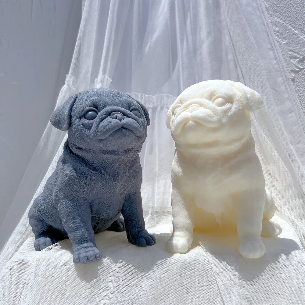 Moule silicone chiot PDPDog pour bougies et décoration