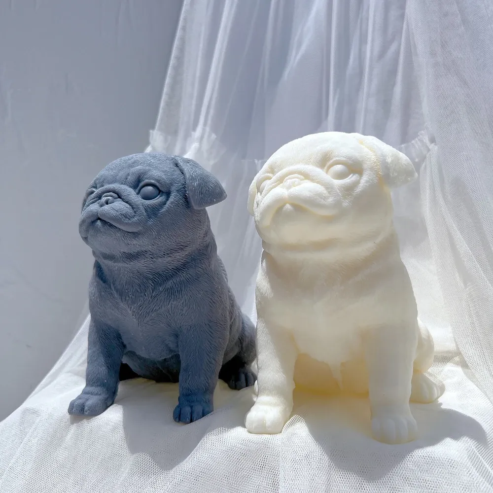 Moule silicone chiot PDPDog pour bougies et décoration