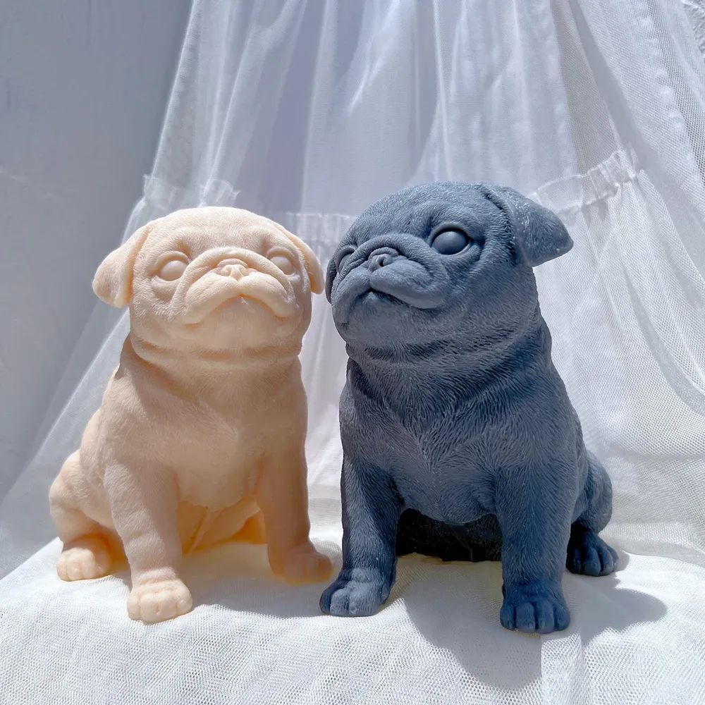 Moule silicone chiot PDPDog pour bougies et décoration