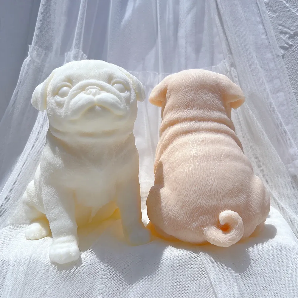Moule silicone chiot PDPDog pour bougies et décoration