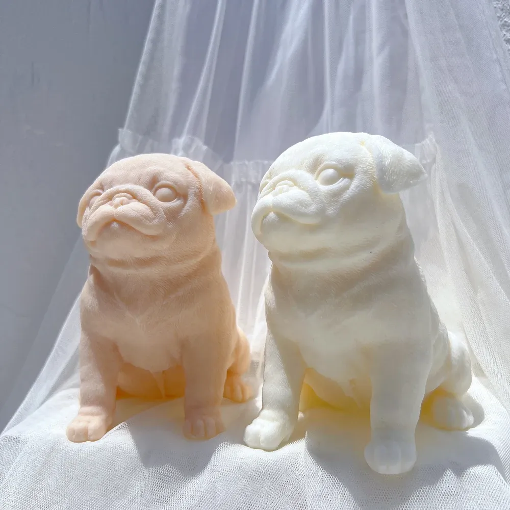 Moule silicone chiot PDPDog pour bougies et décoration