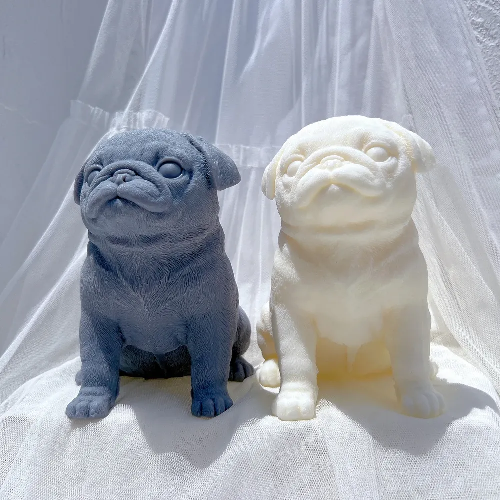 Moule silicone chiot PDPDog pour bougies et décoration