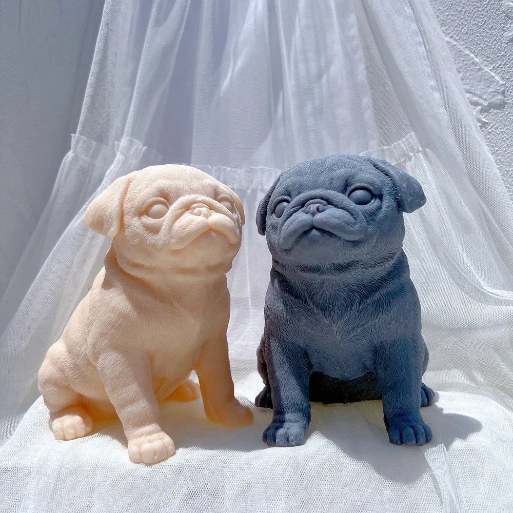 Moule silicone chiot PDPDog pour bougies et décoration
