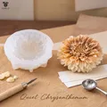 Moule silicone chrysanthème pétales pour bougie résine – 1