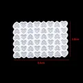 Moule silicone cœur carré lettre et numéro – Couleur gris (5)