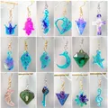 Moule silicone cœur feuilles lune pour bijoux – 6