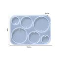 Moule silicone cœur feuilles lune pour bijoux – Couleur Geometry 10