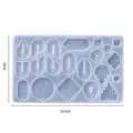 Moule silicone cœur feuilles lune pour bijoux – Couleur Geometry 14