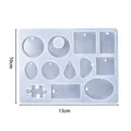 Moule silicone cœur feuilles lune pour bijoux – Couleur Style 10