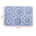 Moule silicone cœur feuilles lune pour bijoux – Couleur Style 16