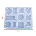Moule silicone cœur feuilles lune pour bijoux – Couleur Style 19
