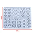 Moule silicone cœur feuilles lune pour bijoux – Couleur Style 21