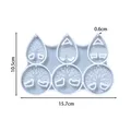 Moule silicone cœur feuilles lune pour bijoux – Couleur Style 50