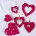 Moule silicone cœur pour bijoux et porte-clés – 5