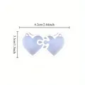Moule silicone cœur pour boucles d'oreilles et bijoux – 2