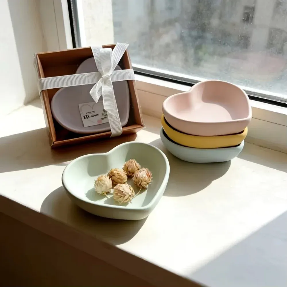 Moule silicone cœur pour plats de rangement