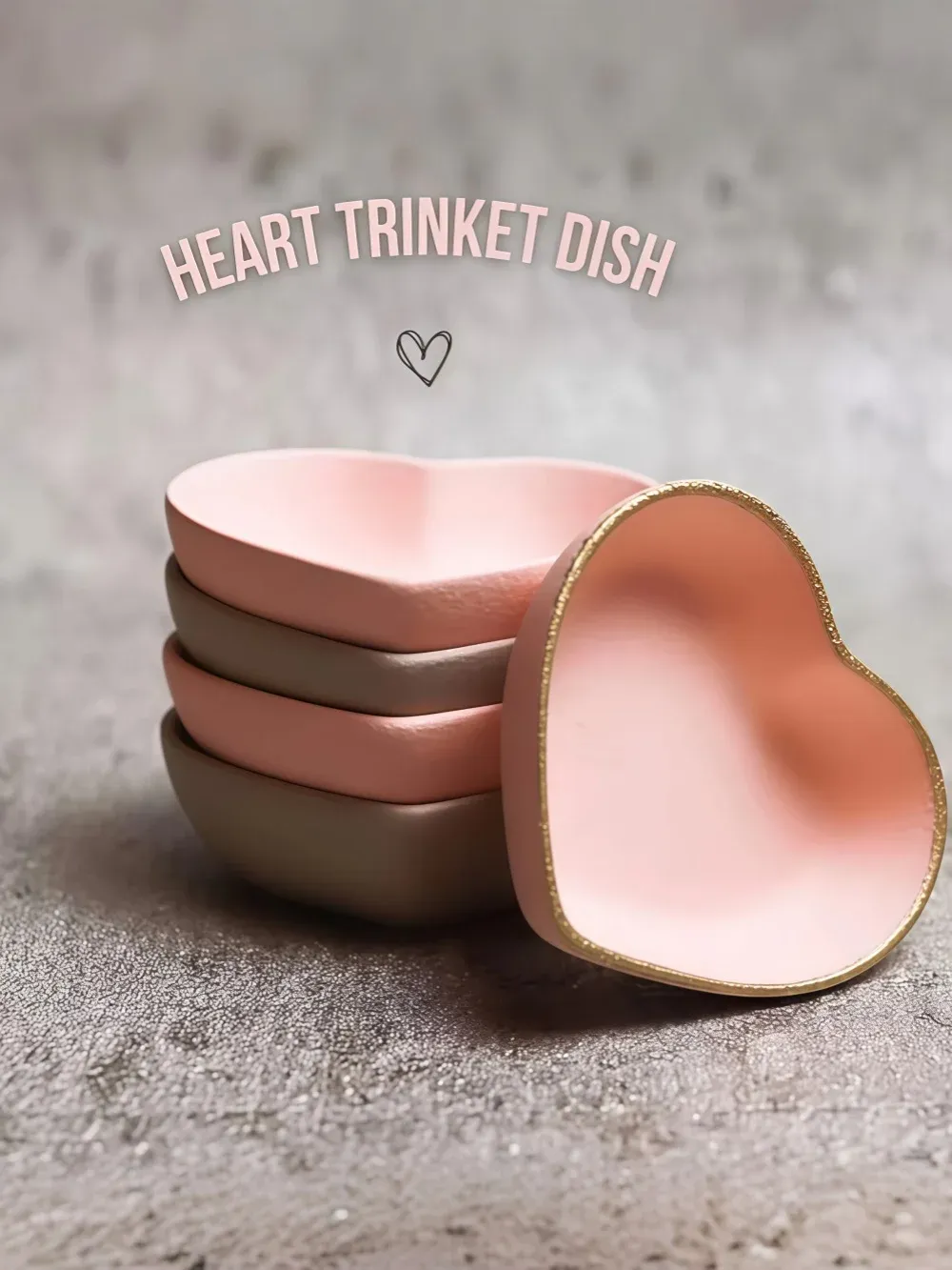 Moule silicone cœur pour plats de rangement