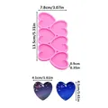 Moule silicone cœur pour porte-clés et bijoux – 2