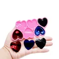 Moule silicone cœur pour porte-clés et bijoux – 6