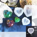 Moule silicone cœur pour porte-clés et bijoux – Couleur Heart diamond-M