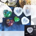 Moule silicone cœur pour porte-clés et bijoux – Couleur Heart diamond-S