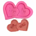Moule silicone cœur pour porte-clés et bijoux – Couleur MRS Heart