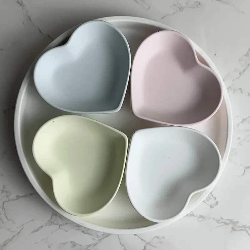 Moule silicone cœur pour rangement bijoux