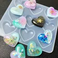 Moule silicone coeur pour résine et fleurs séchées – 1