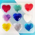 Moule silicone coeur pour résine et fleurs séchées – 3