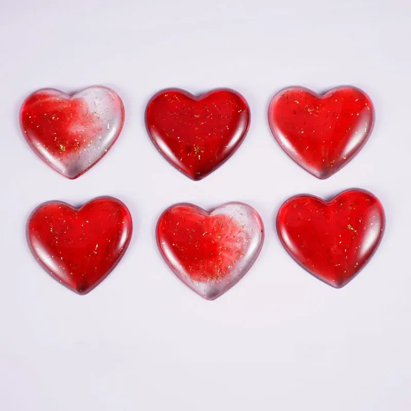 Moule silicone coeur pour résine et fleurs séchées