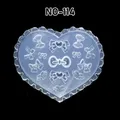 Moule silicone coquille fleur feuille tulipe pour nail art – Couleur BLEU CIEL (NO-114)