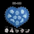 Moule silicone coquille fleur feuille tulipe pour nail art – Couleur Bourgogne (NO-148)