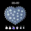 Moule silicone coquille fleur feuille tulipe pour nail art – Couleur BRUN ROUGEÂTRE (NO-119)