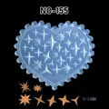 Moule silicone coquille fleur feuille tulipe pour nail art – Couleur Brun (NO-155)