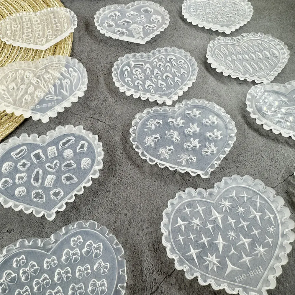 Moule silicone coquille fleur feuille tulipe pour nail art
