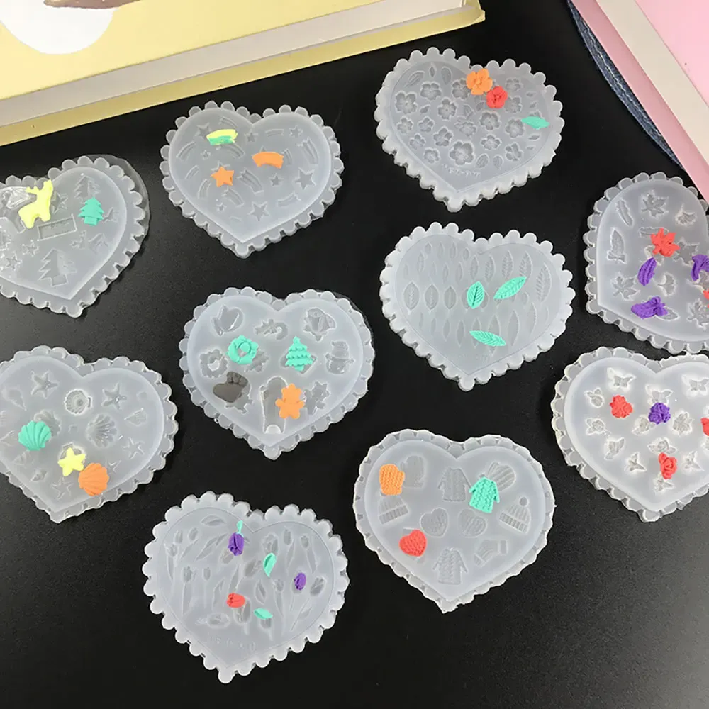 Moule silicone coquille fleur feuille tulipe pour nail art