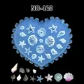 Moule silicone coquille fleur feuille tulipe pour nail art – Couleur GRIS FONCÉ (NO-140)