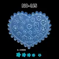 Moule silicone coquille fleur feuille tulipe pour nail art – Couleur Marron (NO-165)