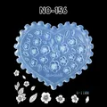 Moule silicone coquille fleur feuille tulipe pour nail art – Couleur Or (NO-156)