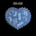 Moule silicone coquille fleur feuille tulipe pour nail art – Couleur Vert armée (NO-143)