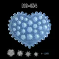 Moule silicone coquille fleur feuille tulipe pour nail art – Couleur VIOLETTE/Violet (NO-154)