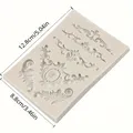 Moule silicone couronne plumes baroque pour décoration – 3