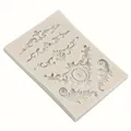 Moule silicone couronne plumes baroque pour décoration – 5