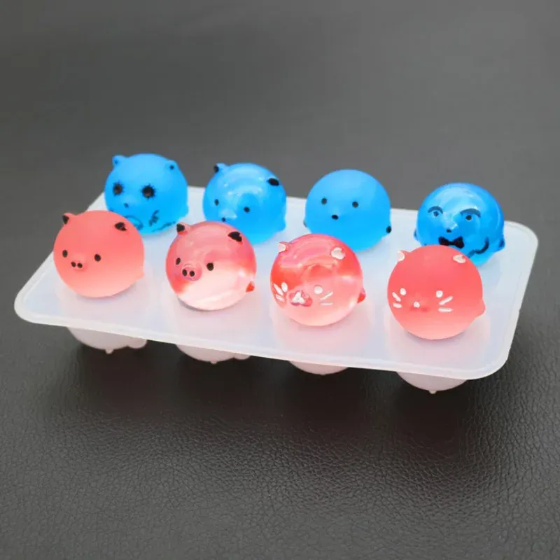 Moule silicone cristal 8 ours pour résine époxy