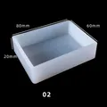 Moule silicone cubique rectangulaire résine époxy pour bijoux – Couleur 02-8X6