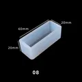 Moule silicone cubique rectangulaire résine époxy pour bijoux – Couleur 08-6X2