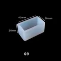 Moule silicone cubique rectangulaire résine époxy pour bijoux – Couleur 09-4X2