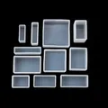 Moule silicone cubique rectangulaire résine époxy pour bijoux – 1