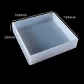 Moule silicone cubique rectangulaire résine époxy pour bijoux – Couleur 10-10cm