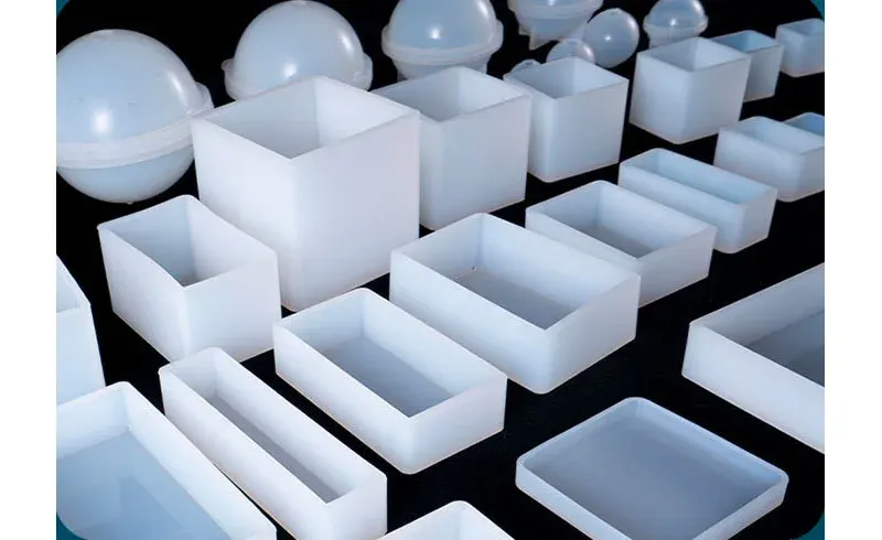 Moule silicone cubique rectangulaire résine époxy pour bijoux